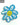Blue Flower Enamel Pin